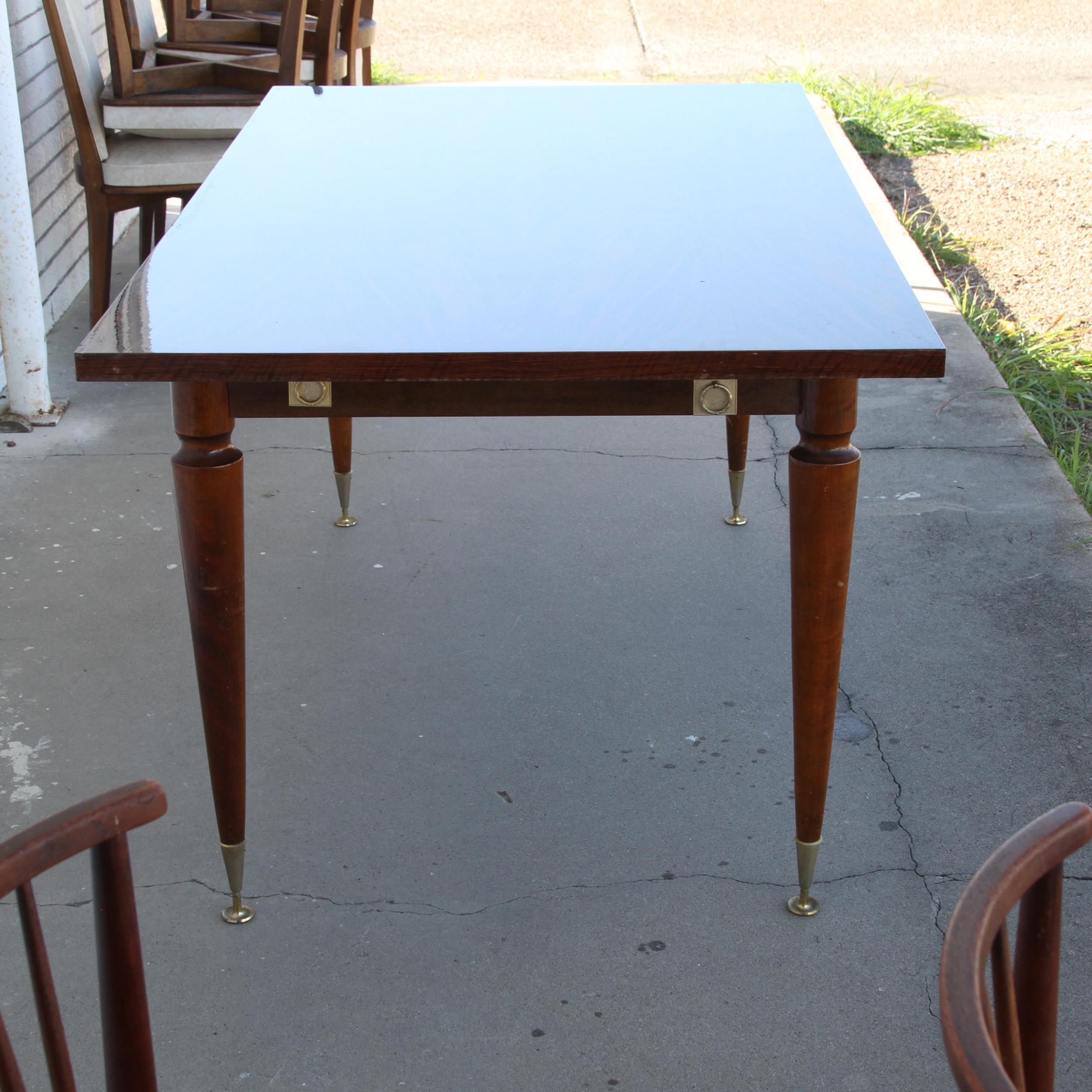 Mid-20th Century 1950s French Mid-Century Modern Dining Table  For Sale