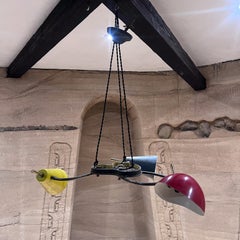 1950s French Mobile Chandelier Mathieu Matégot Style