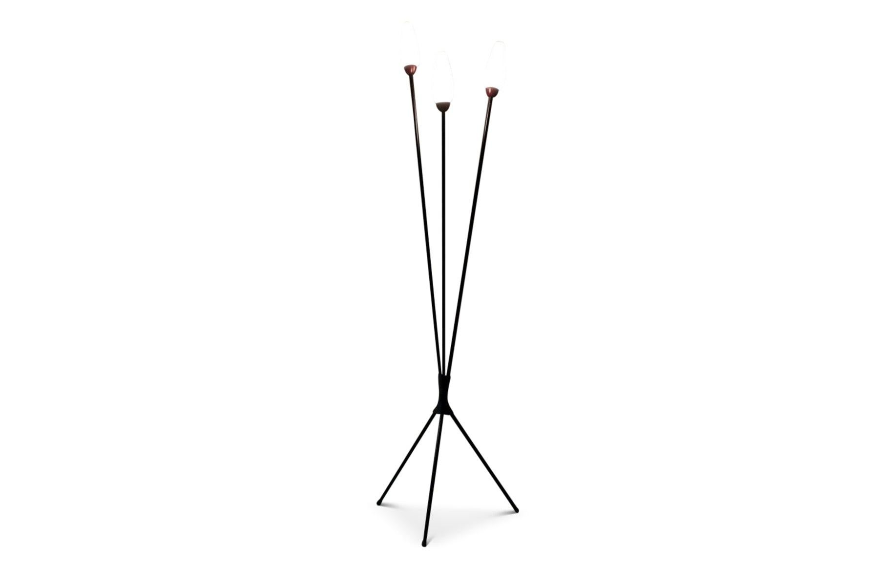 Other 1950s French Modern Tripod Floor Lamp For Sale
