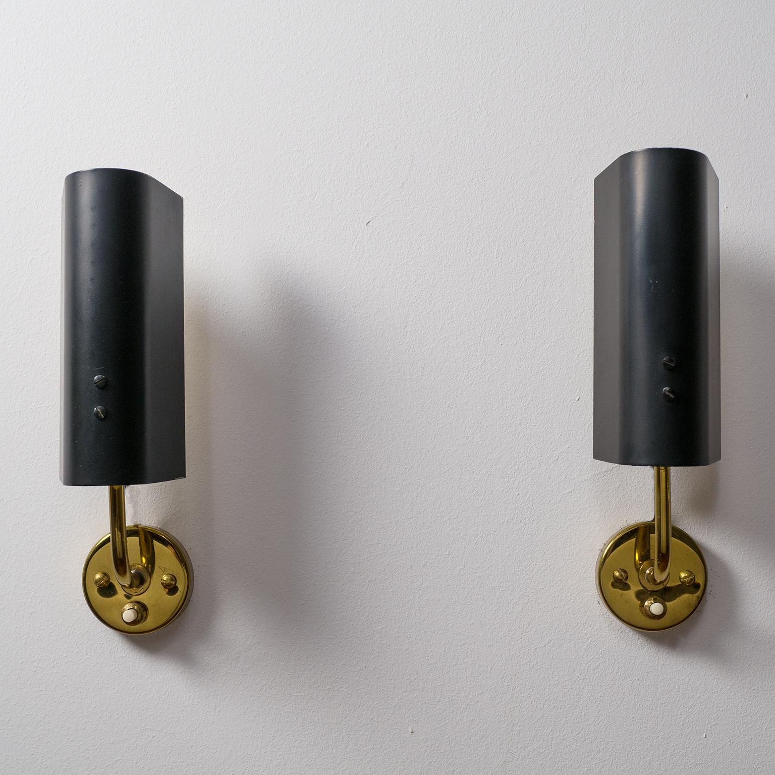 1950s French Modernist Sconces In Good Condition In Vienna, AT