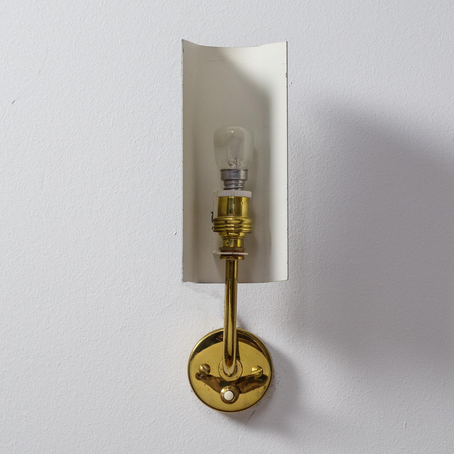 Mid-20th Century 1950s French Modernist Sconces