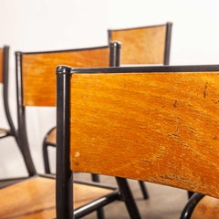 1950s French Mullca Dining Chair, Set of Eight