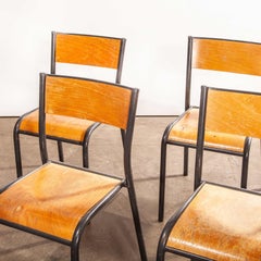 1950s French Mullca Dining Chair, Set of Four