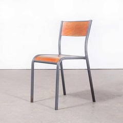 1950's French Mullca Light  Grey Dining Chairs - Quantity Available