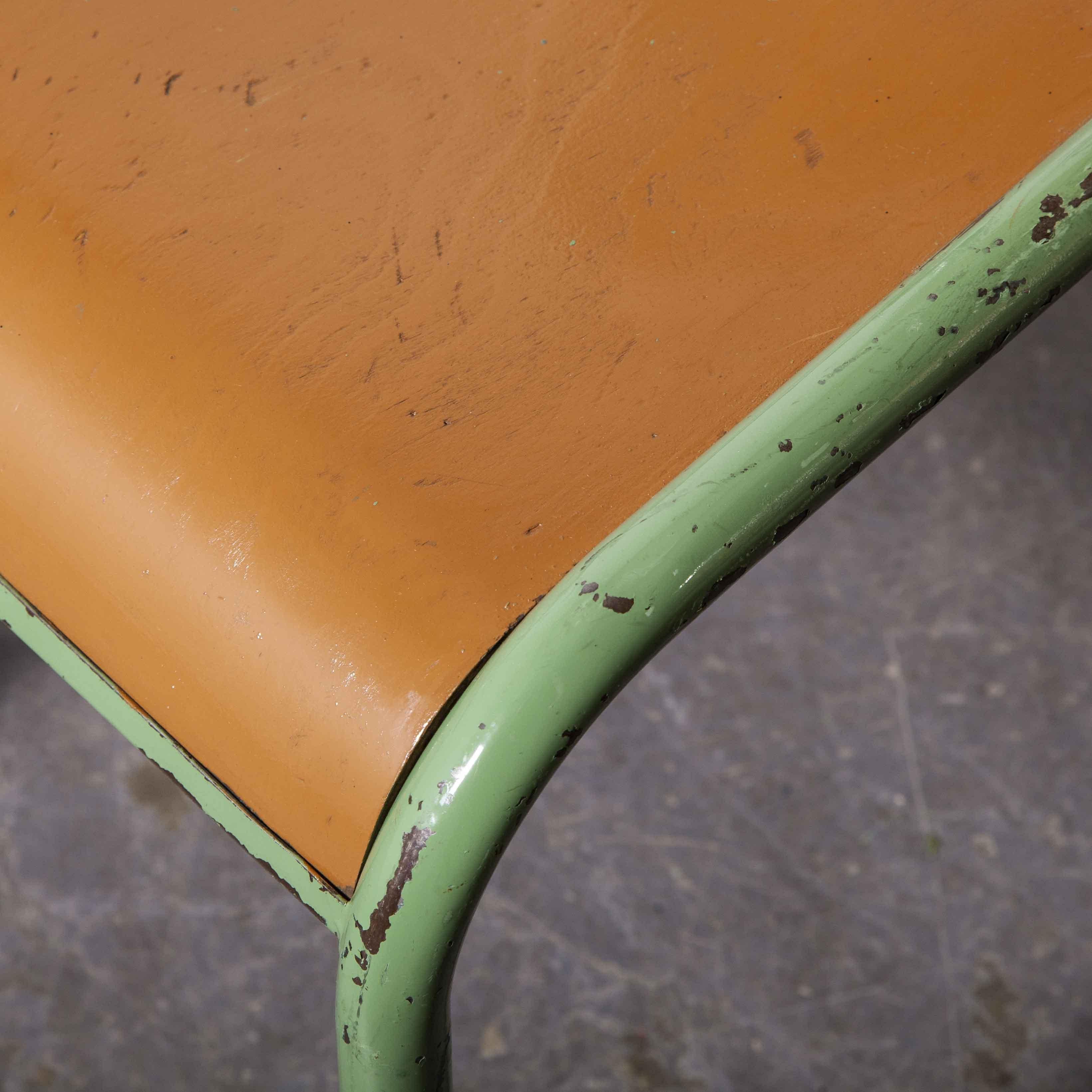1950’s French Mullca overpainted stacking dining chairs – various quantities available

1950’s French Mullca overpainted stacking dining chairs – various quantities available One of our most favourite chairs, in 1947 Robert Muller and Gaston
