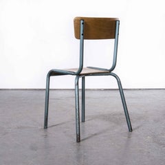 Mullca ensemble de six chaises empilables vintage empilables des années 1950, modèle 510/1