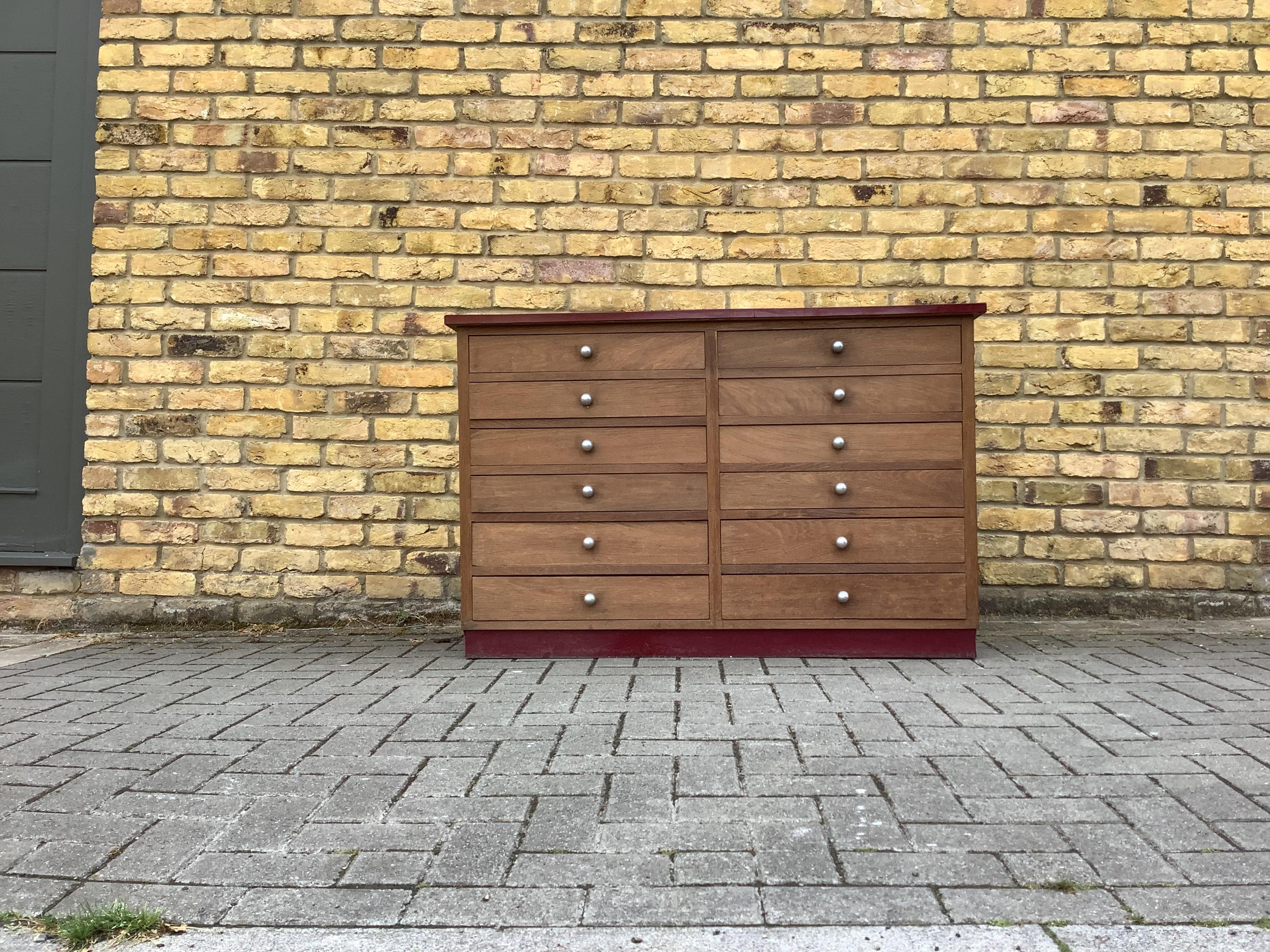 Mid-Century Modern 1950’s French multi draw cabinet  For Sale