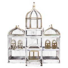 1950's Französisch Original dekorative Vogelkäfig