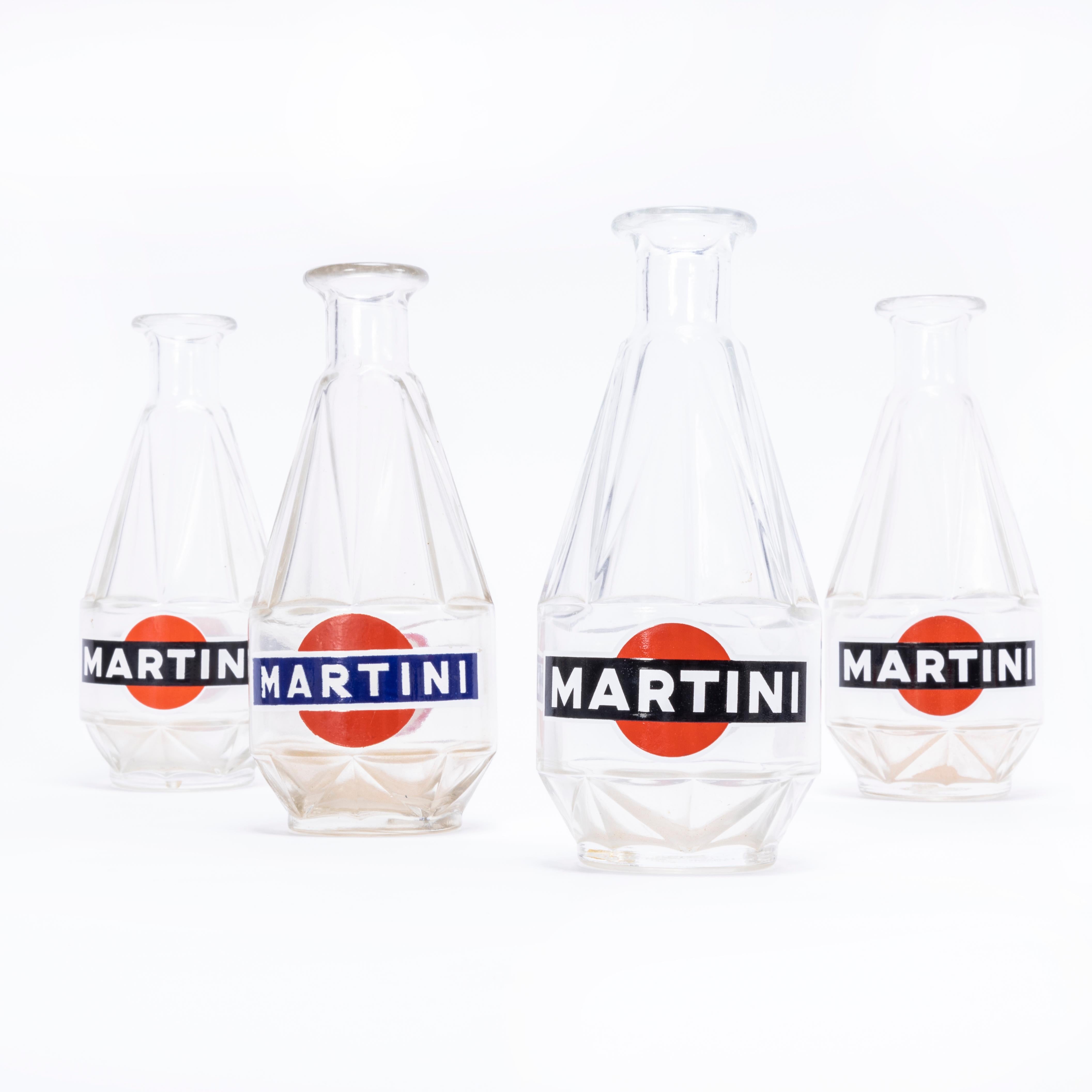 1950's French Original Martini Carafes. 

Original glass carafes seen throughout France. Listing is for one carafe.

Workshop Report:
Our workshop team inspect every product and carry out any needed repairs to ensure that everything leaves us