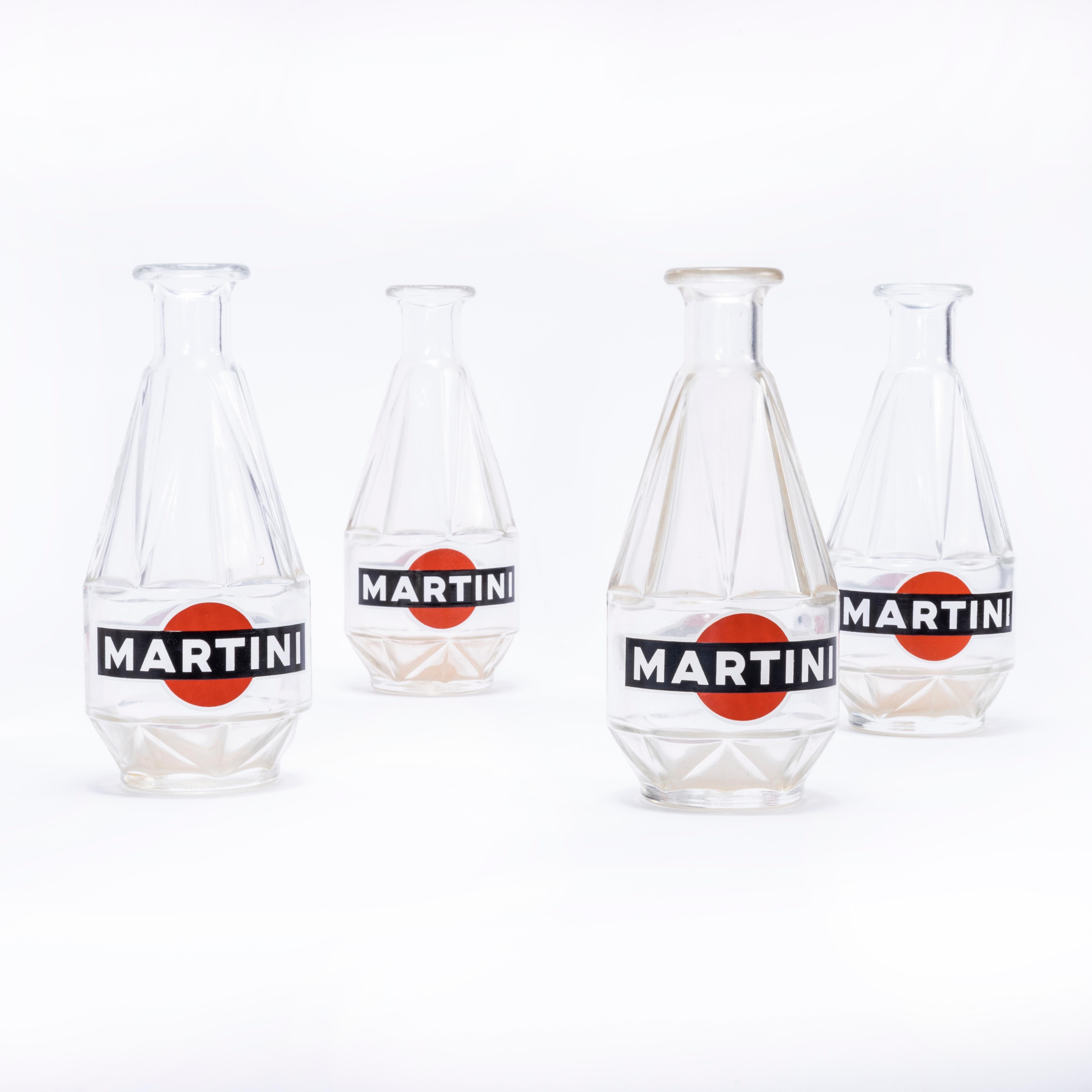 Mid-20th Century 1950's French Original Martini Carafes