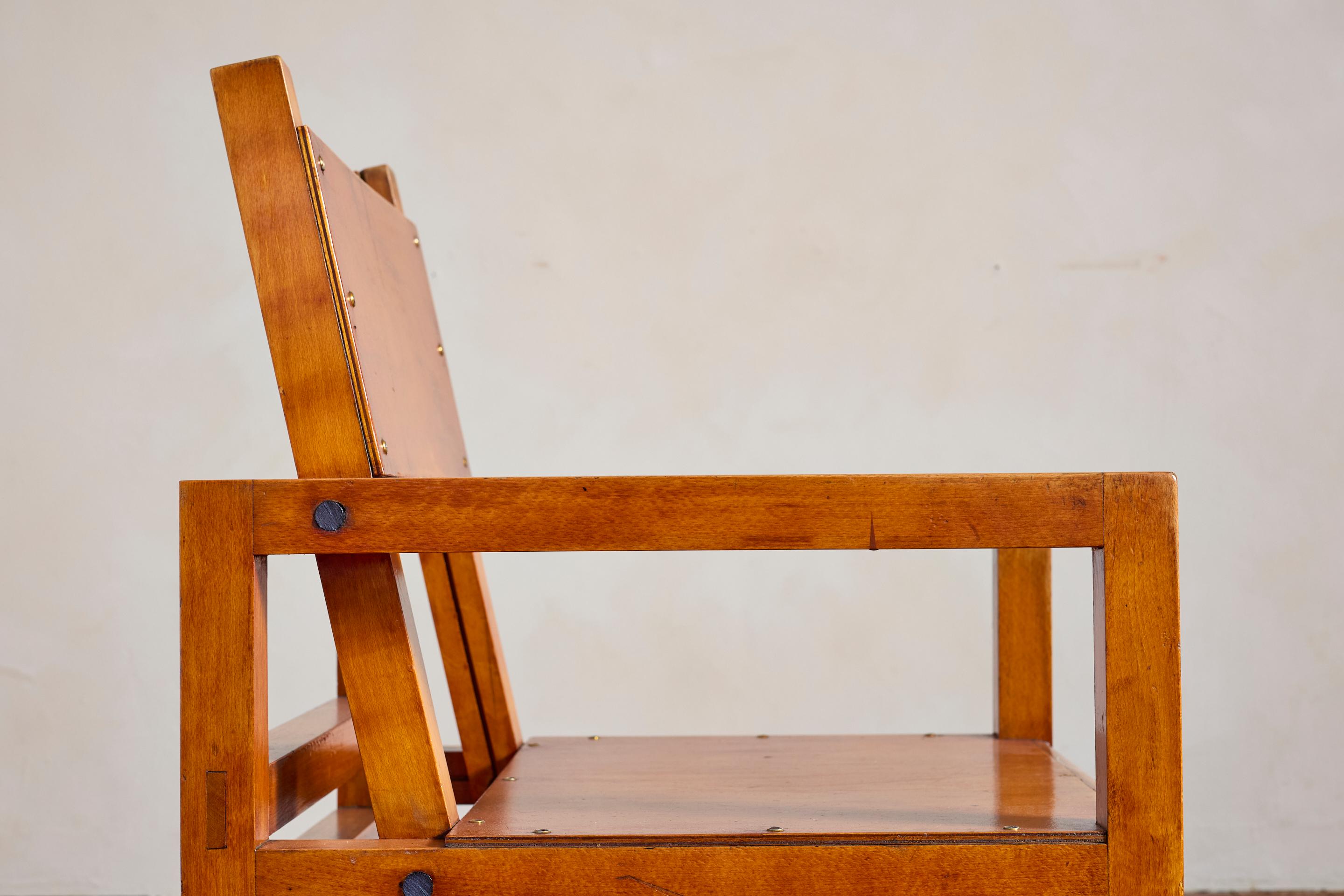 1950's French Plywood Chairs For Sale 6
