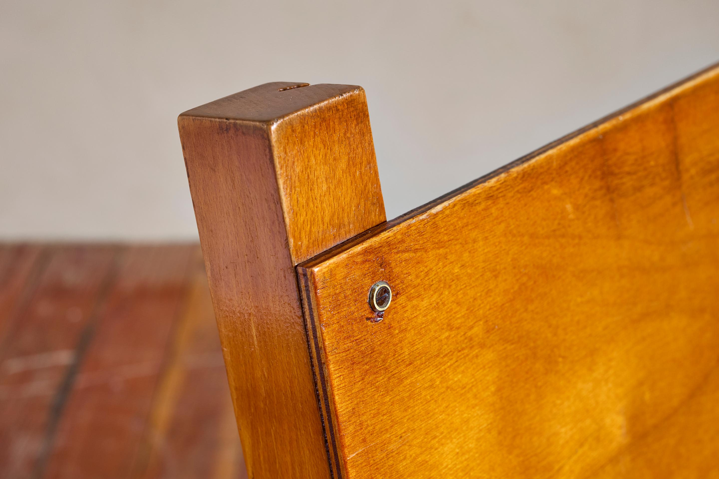1950's French Plywood Chairs For Sale 9