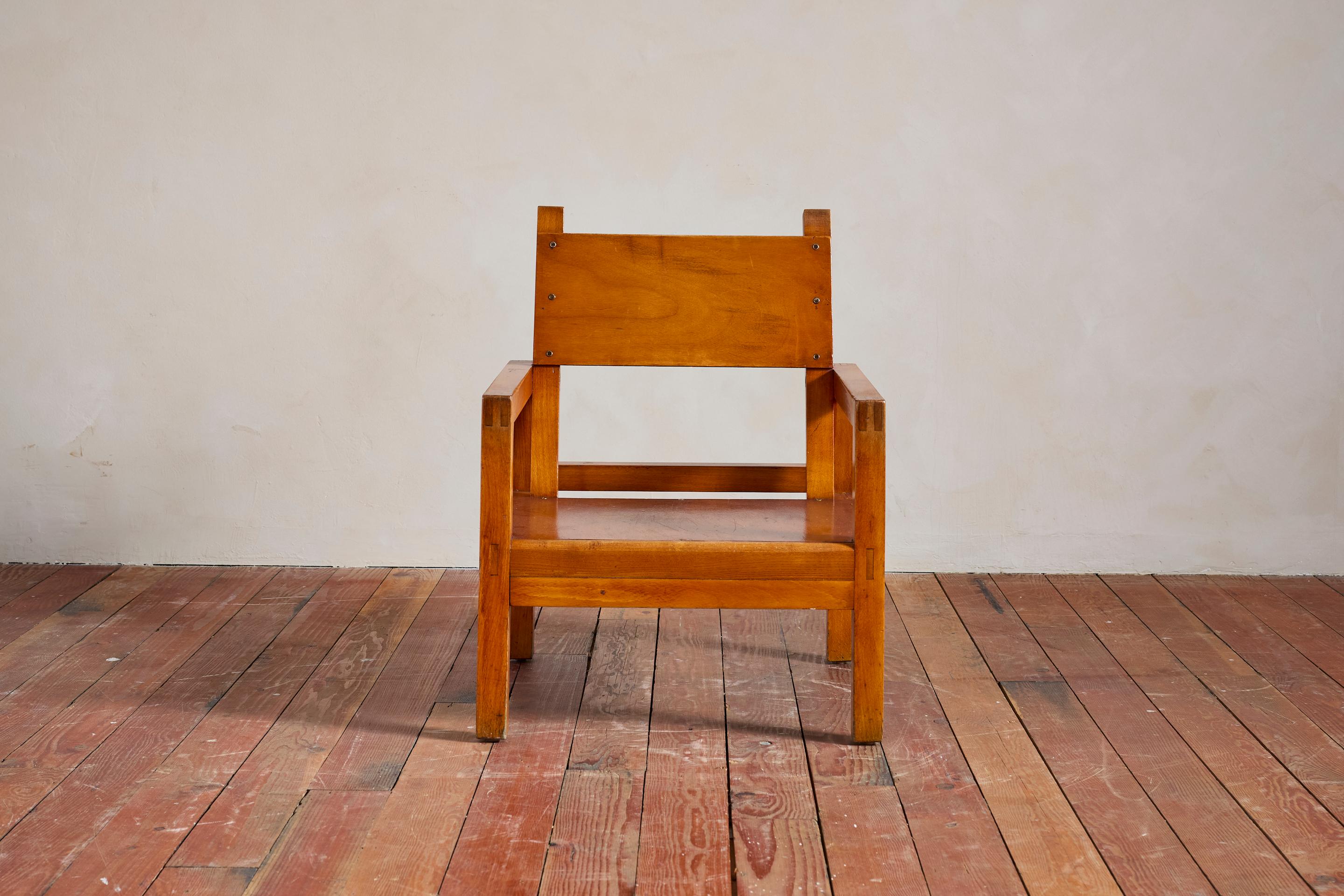 1950's French Plywood Chairs For Sale 1