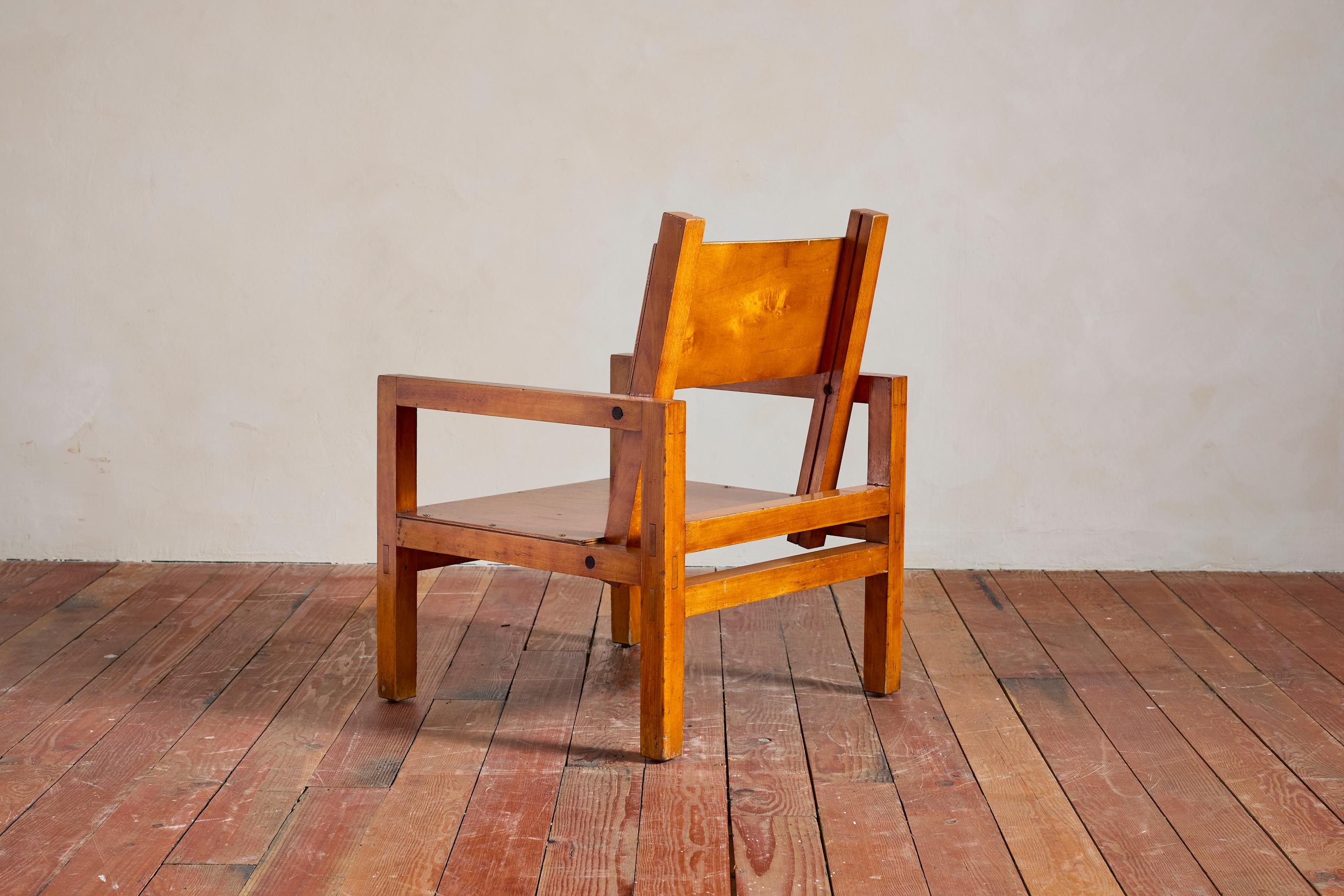 1950's French Plywood Chairs For Sale 3