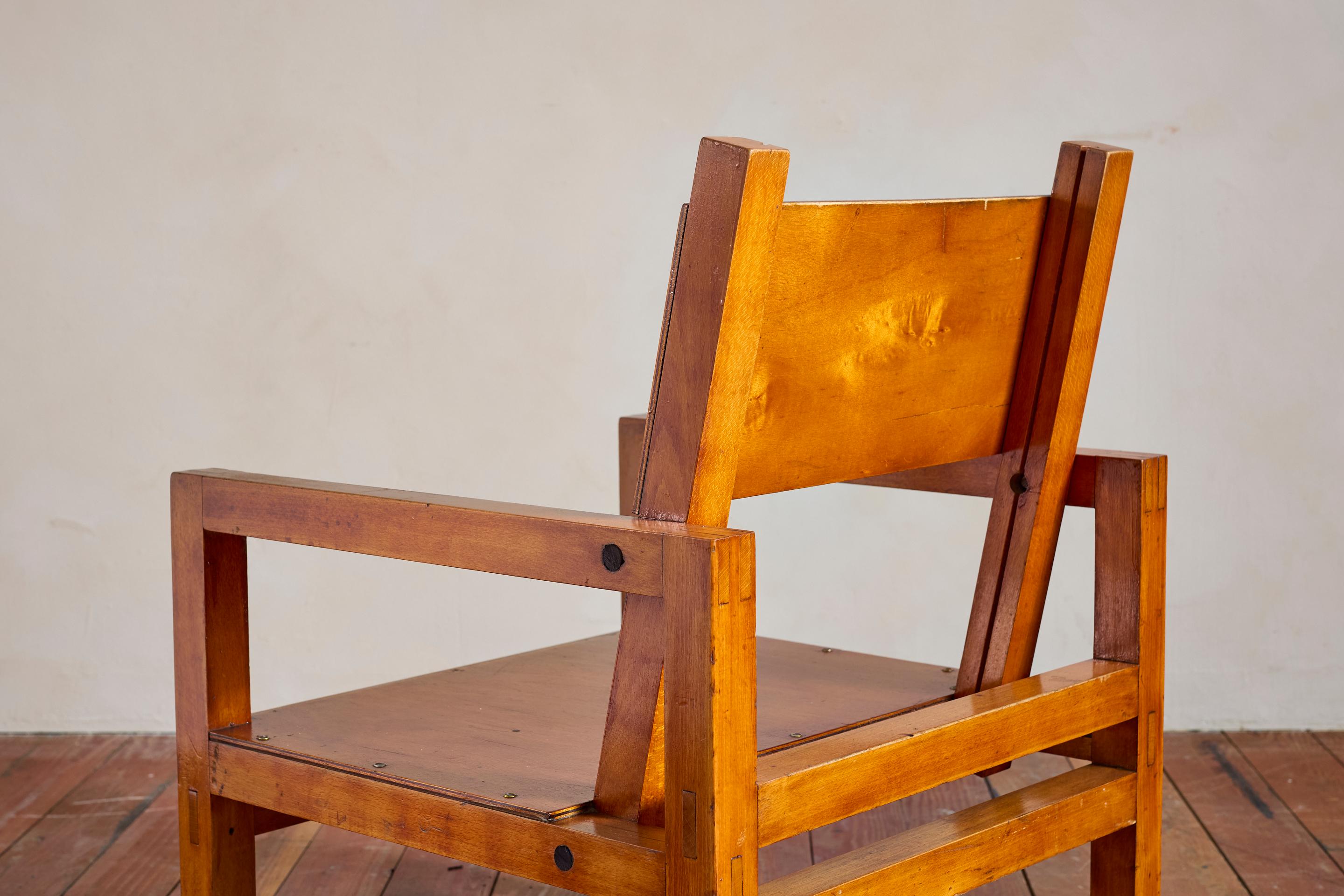 1950's French Plywood Chairs For Sale 4