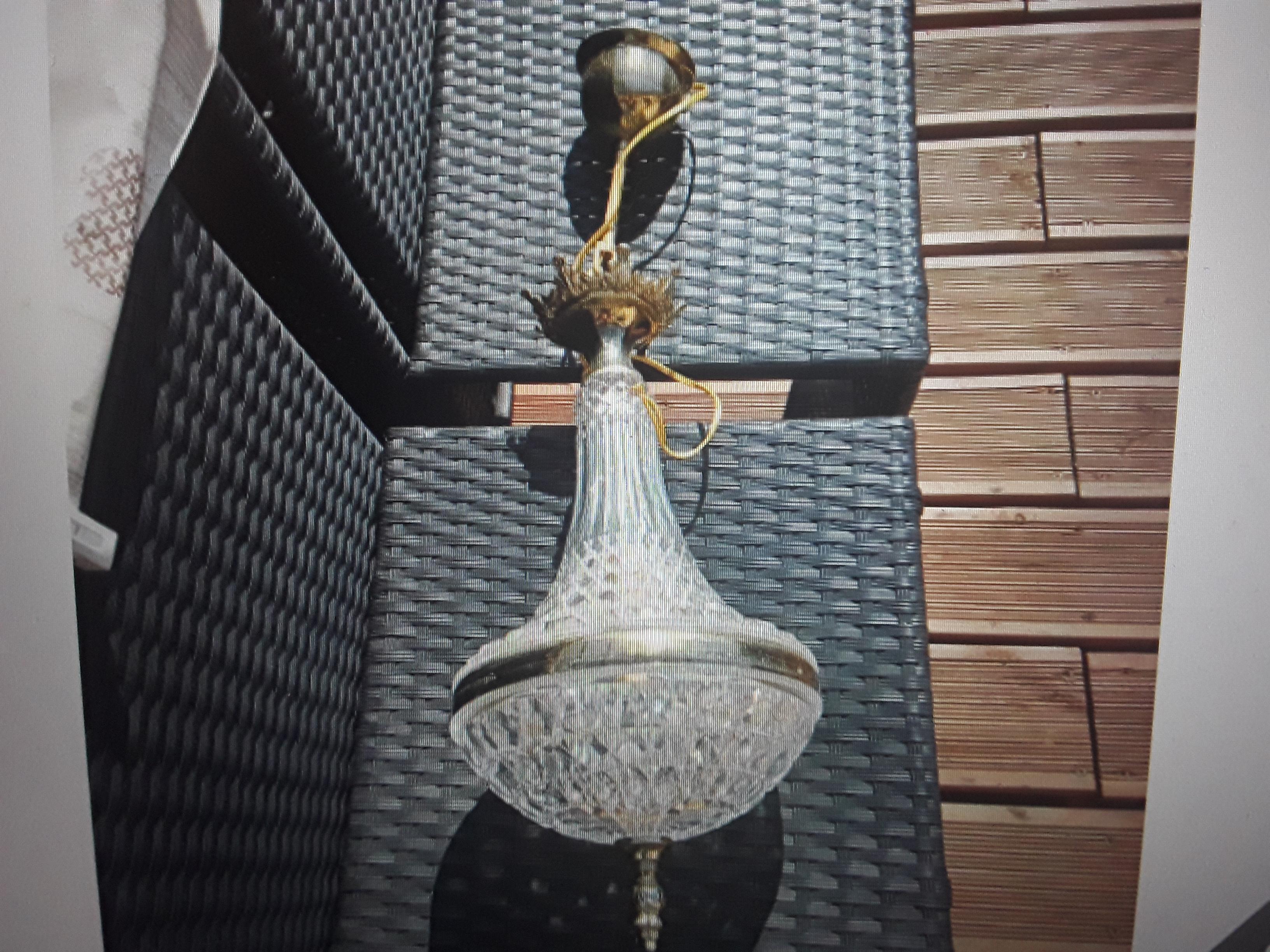 Colgante / Lámpara de Cristal de la Regencia Francesa de 1950 