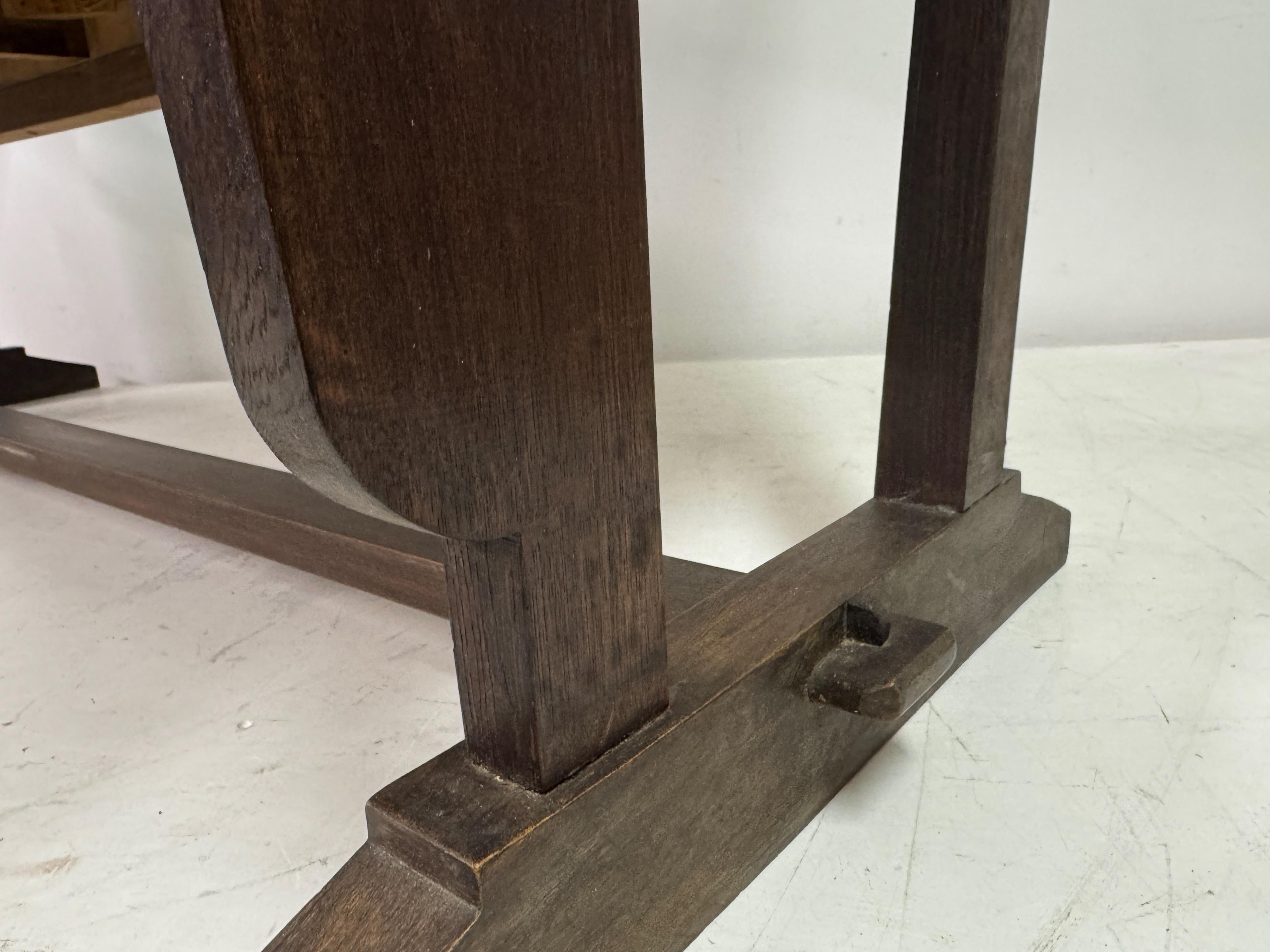 Banc en jonc français des années 1950 dans le style de Charles Dudouyt en vente 11
