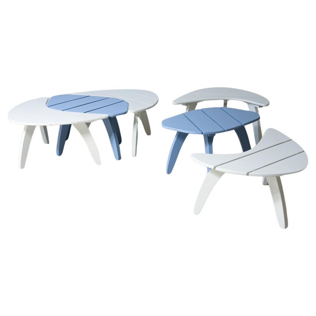 1950's French set of coffee tables