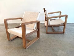 1950's French Sheepskin Chairs