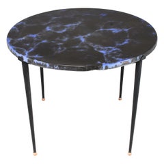 1950's French Enameled Coffee Table in the Style of Les 2 Potiers