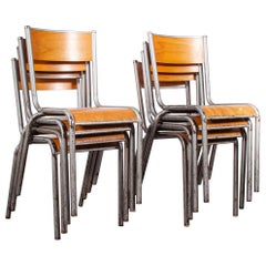 Vintage 1950s French Silver Mullca Dining Chairs, Set of Eight, Other Quantities Ava