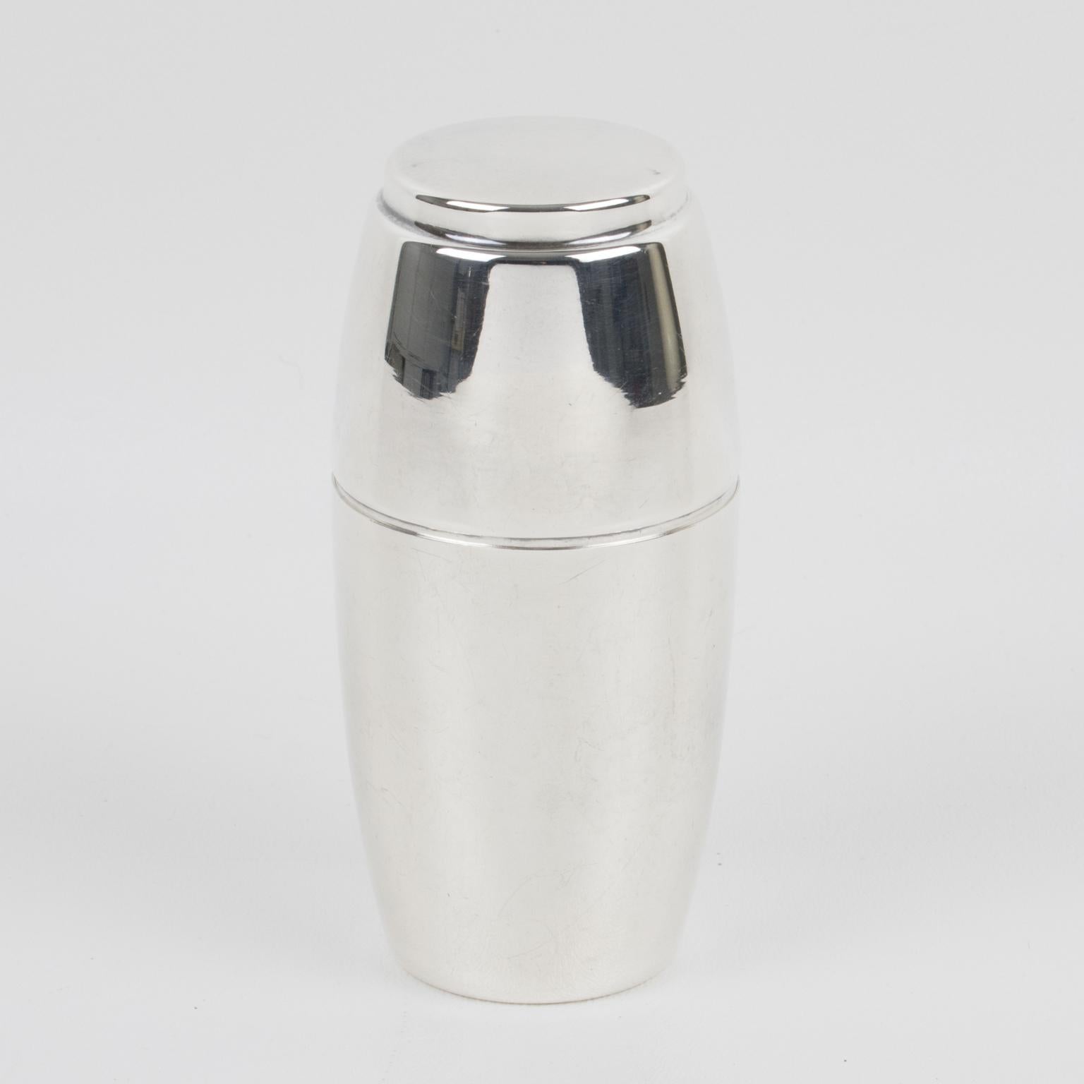 Grunwerg Classic Style 18/10 stainless Steel Cocktail Shaker. 