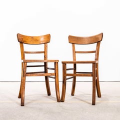 1950’s French Single Bar Back Farmhouse Dining Chairs