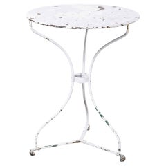 1950's French Small Round Gueridon Table