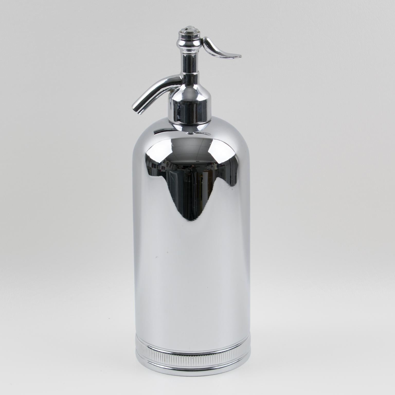 Modern 1950s French Soda Siphon Seltzer Water Bottle