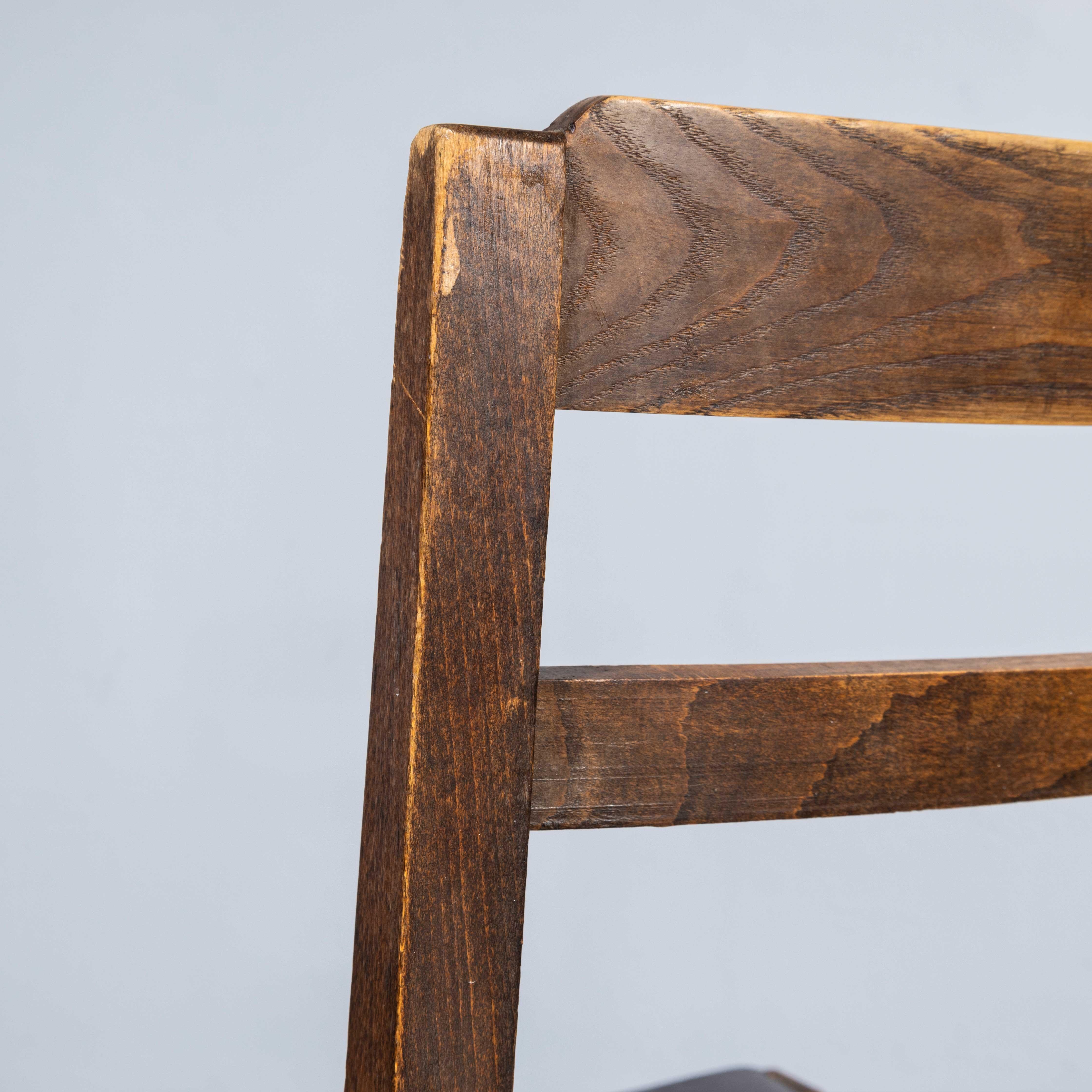 1950's French Upholstered Chairs By Vibo Vesoul - Good Quantities Available For Sale 5