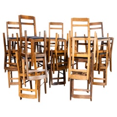 Chaises rembourrées françaises des années 1950 par Vibo Vesoul - bonnes quantités disponibles