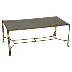 1950's French Vintage Brass Coffee Table