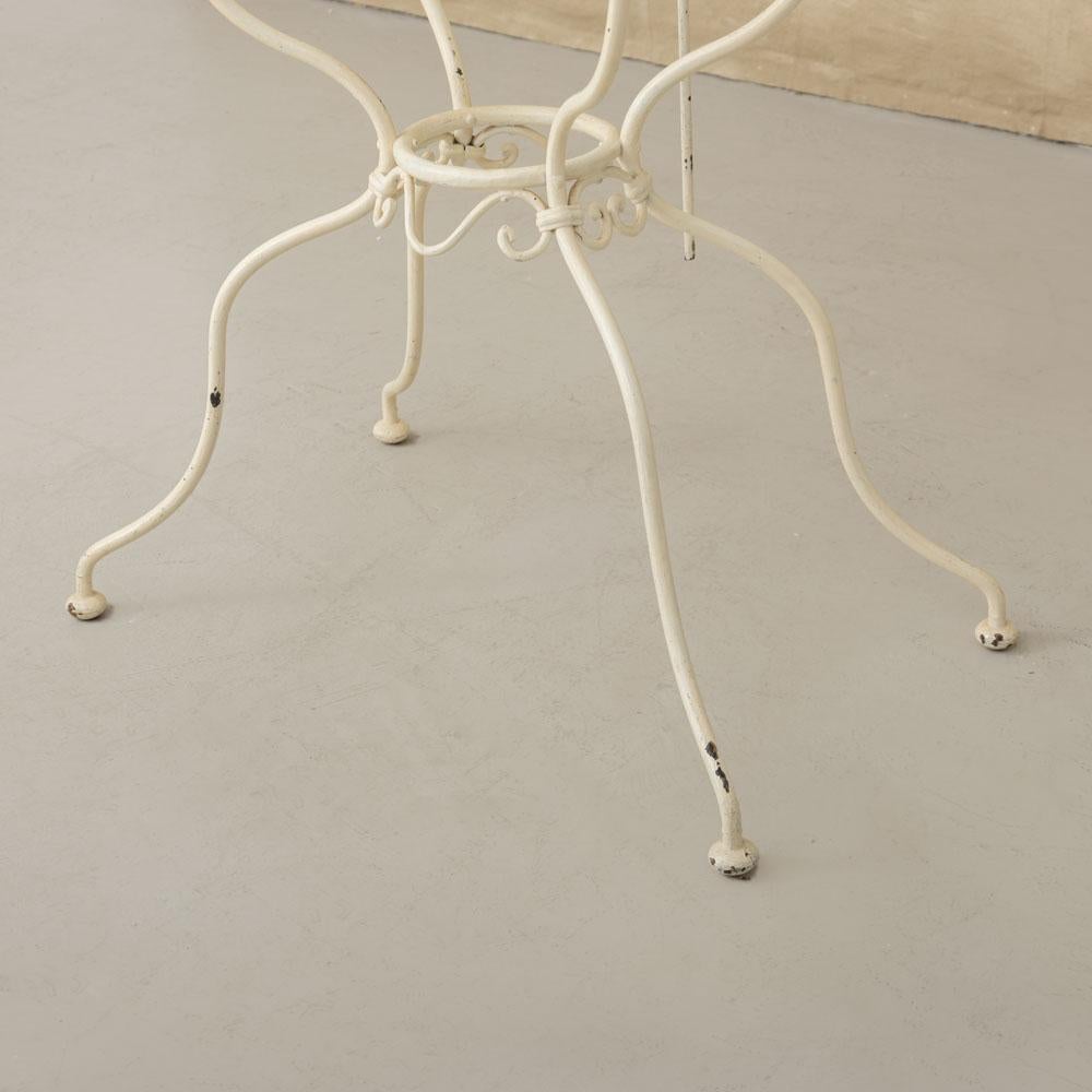 1950's French White Iron Vanity For Sale 7