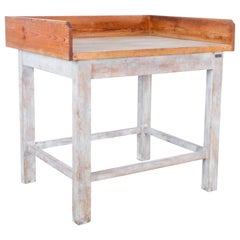 Retro 1950s French Wooden Baker’s Table