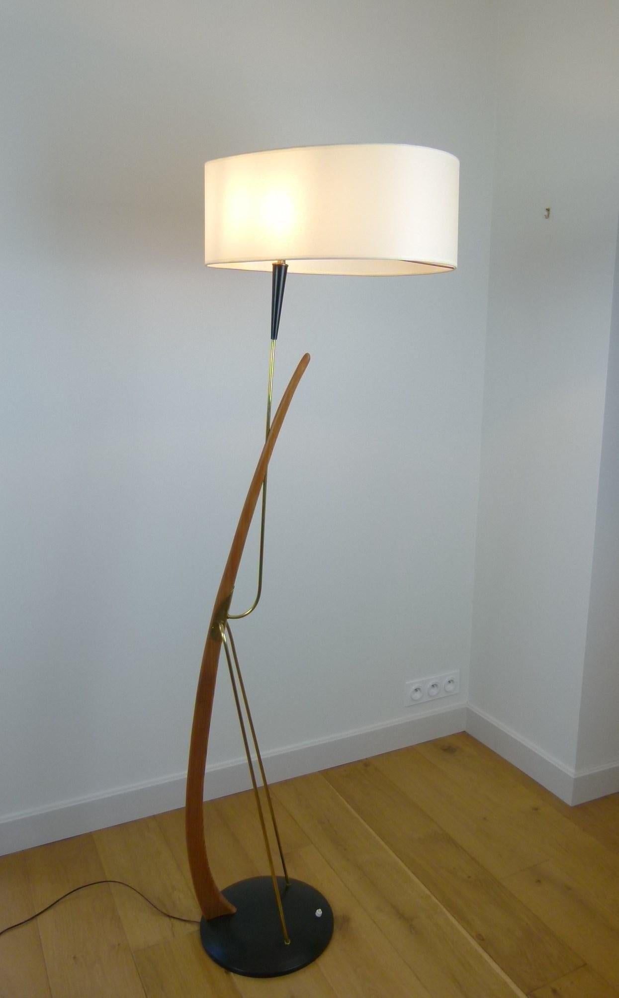 1950s French Work Floor Lamp 6