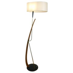 1950s French Work Floor Lamp