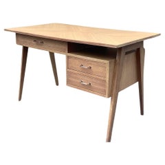 1950’s French Writing Desk/Compass Legs Robin Day Desk