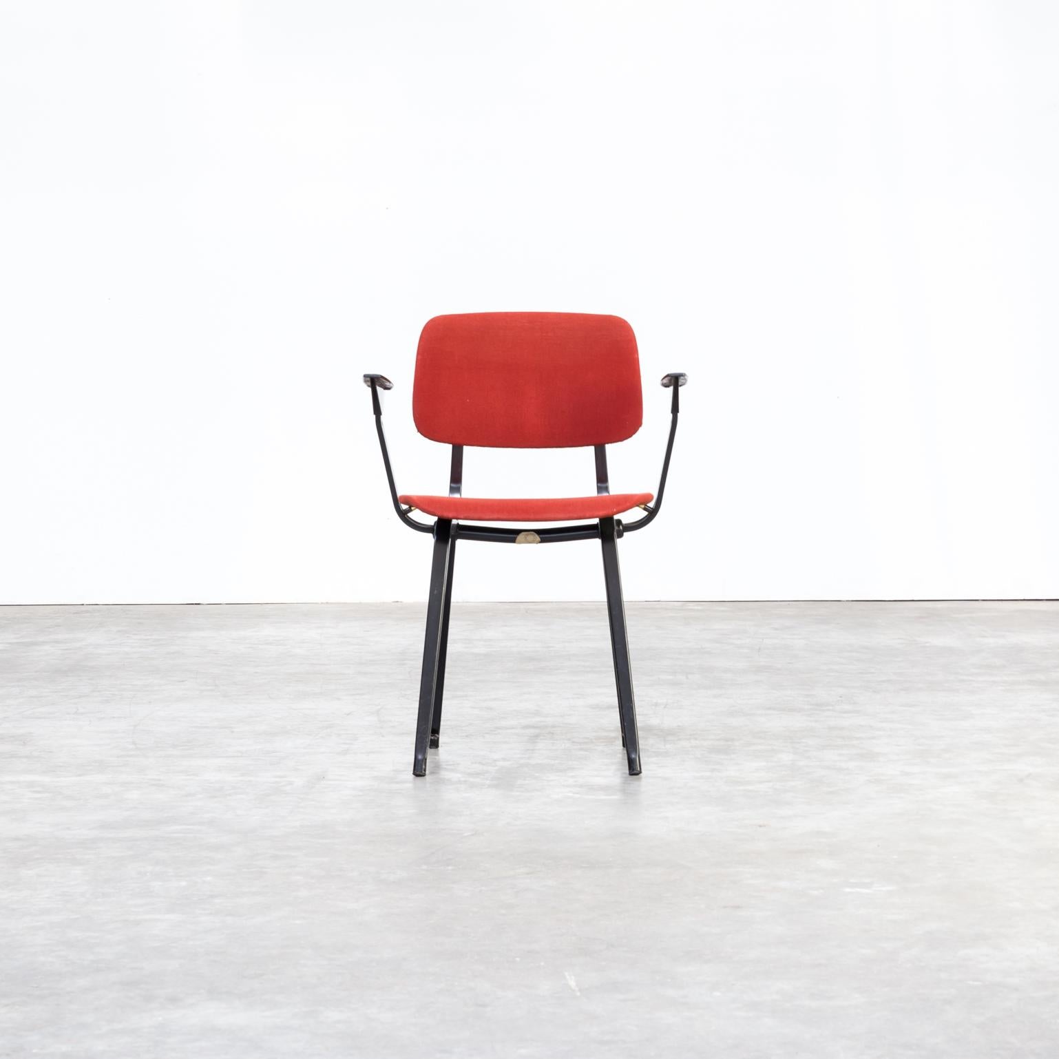 Metal 1950s Friso Kramer ‘Revolt’ Chair for Ahrend Set of Eight For Sale