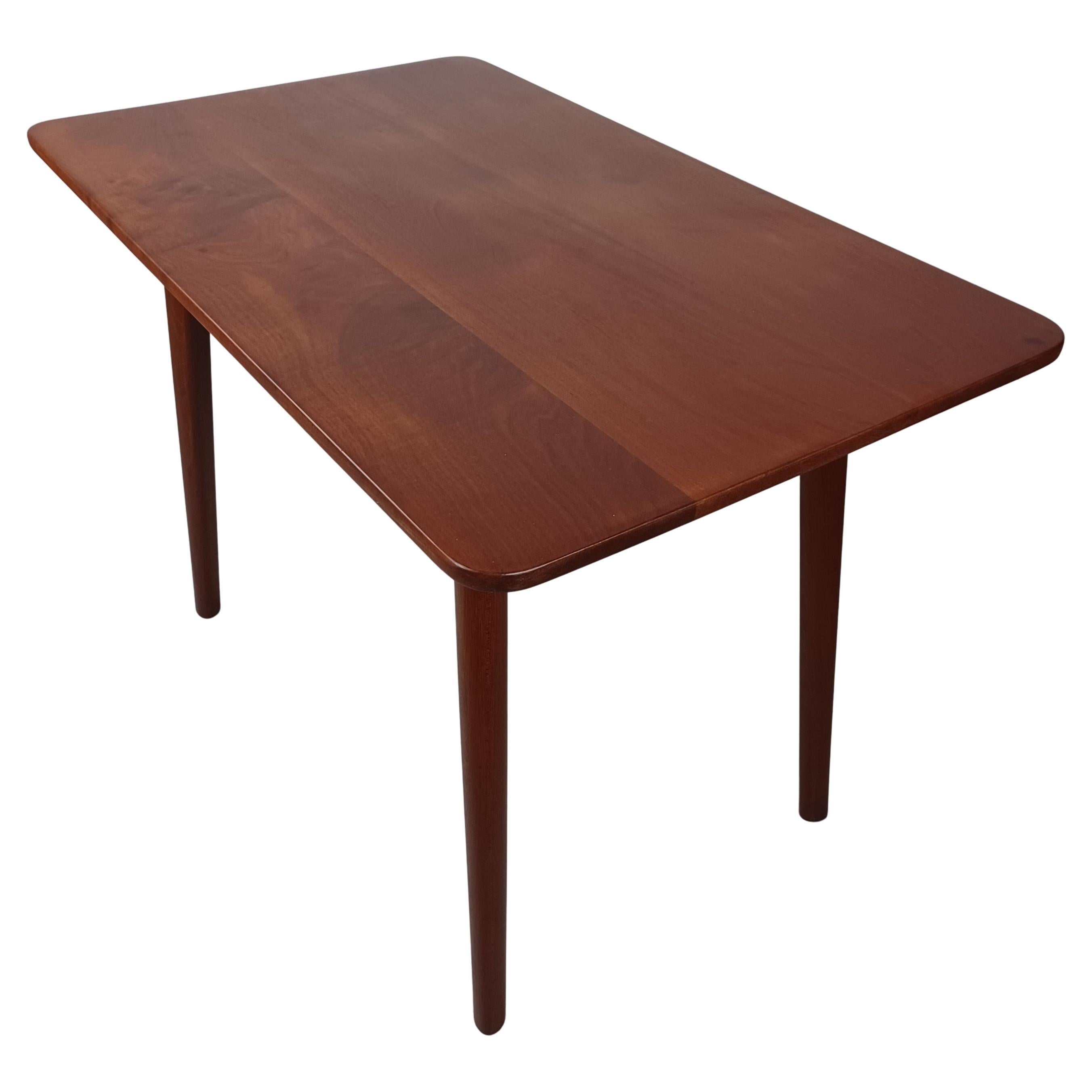 1950s Fully Restored Danish Mahogany Side Table  For Sale
