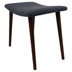 1950er Jahre Vollständig restaurierter dänischer Hocker