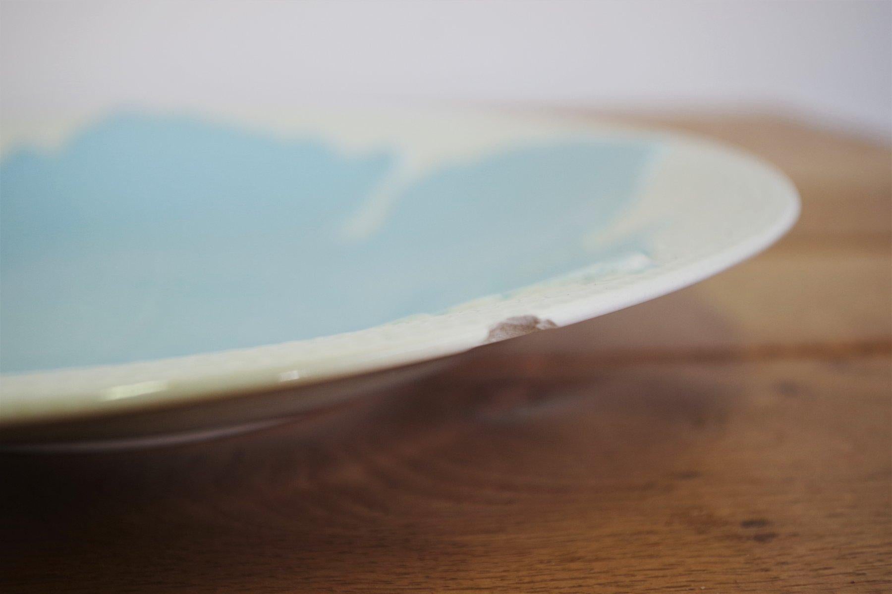 1950s Galvani Ceramic Decorative Plate - Italian Mid-Century Design For Sale 3