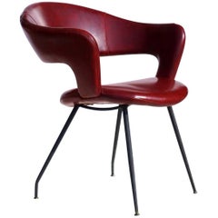 1950s Gastone Rinaldi by RIMA Italian Midcentury Design Chair