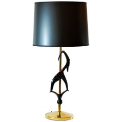 1950s Gazelle Lamp by Rembrandt Lamp Company
