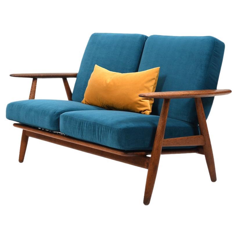 1950s GE-240 Cigar Sofa by Hans Wegner for Getama