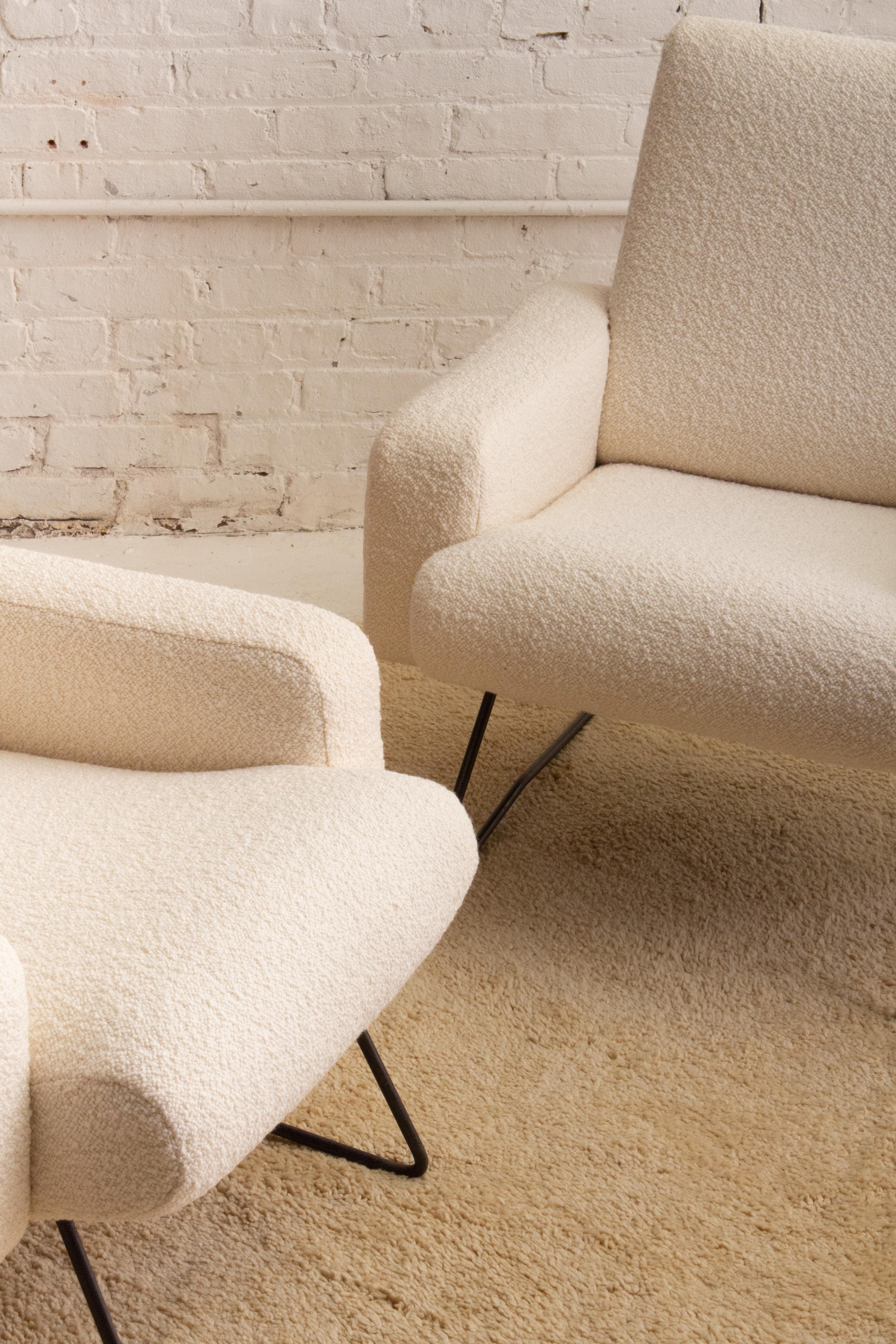 1950s Geneviève Dangles & Christian Defrance Armchair For Sale 4