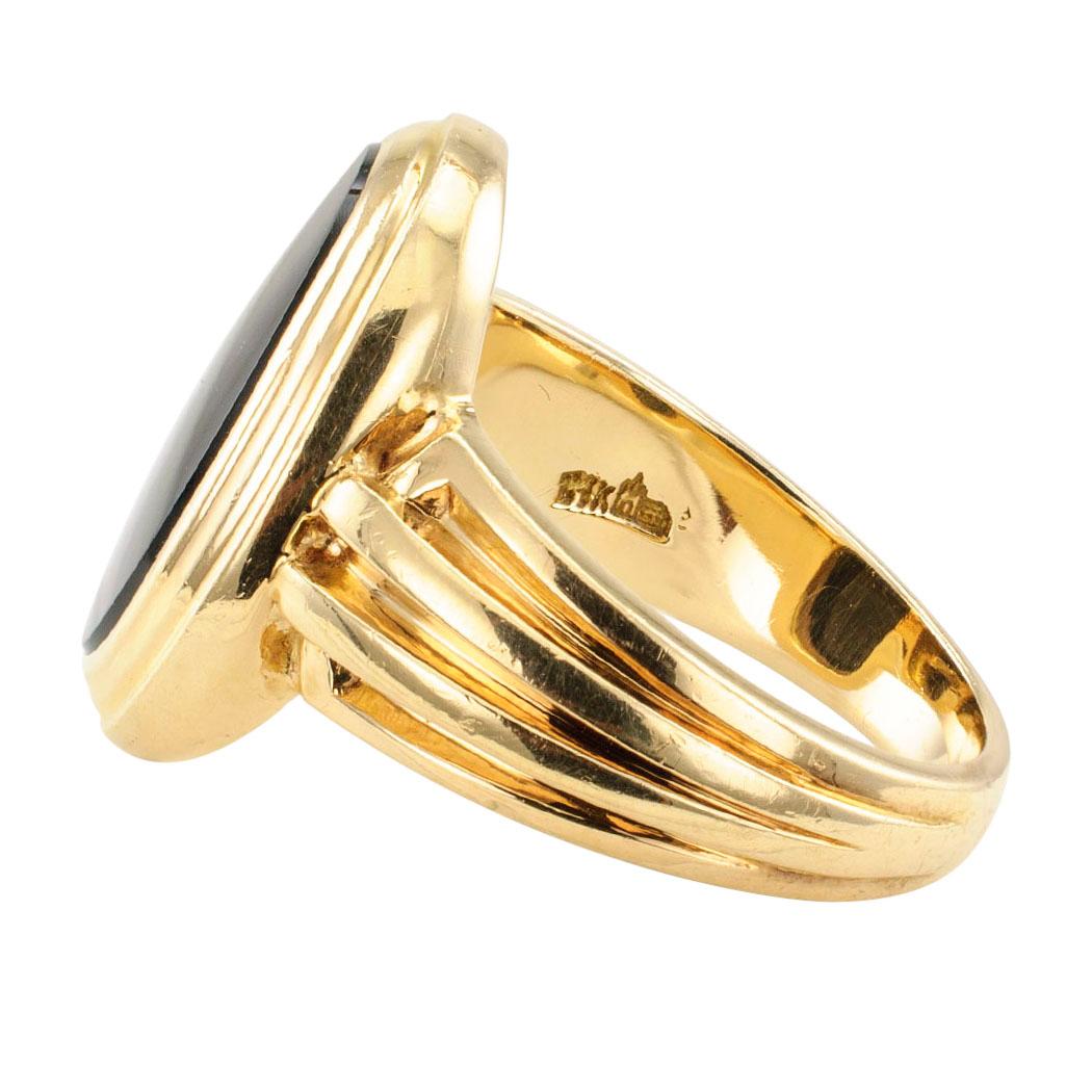 gentleman mens signet ring