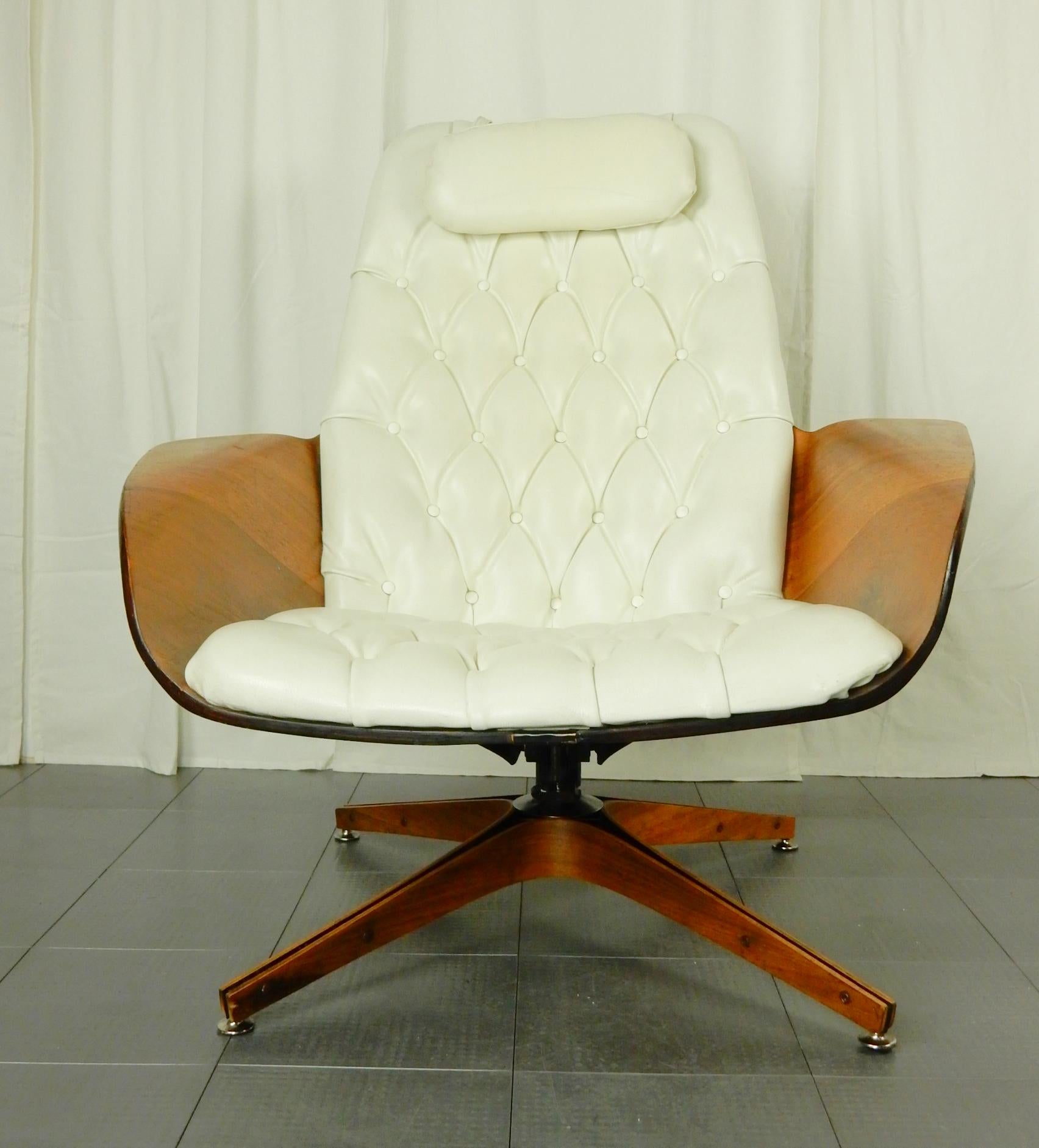 Mid-Century Modern Fauteuil Mr. de George Mulhauser pour Plycraft des années 1950