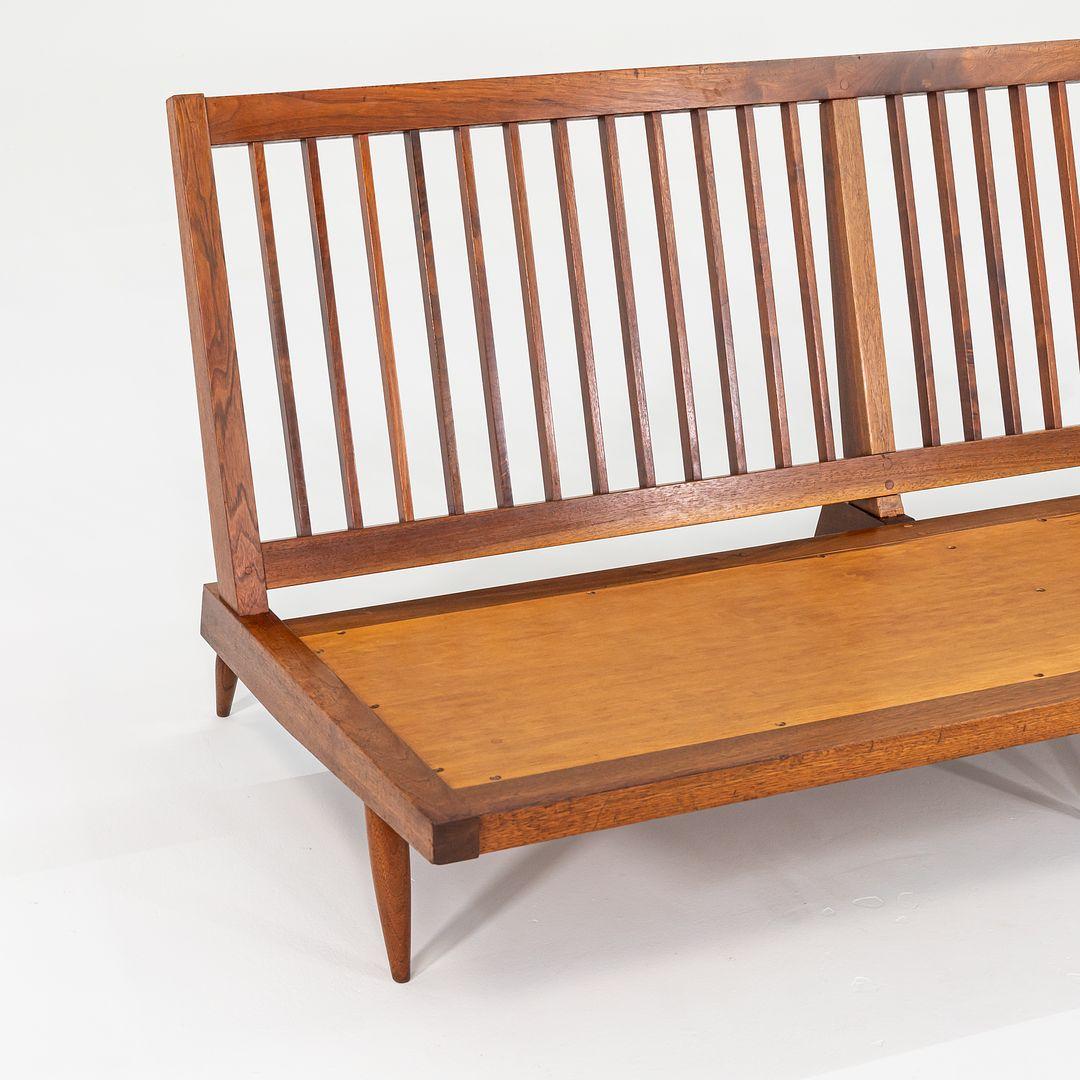 1950 George Nakashima Studio Canapé / sofa à lattes à trois places de 72 pouces en vente 1