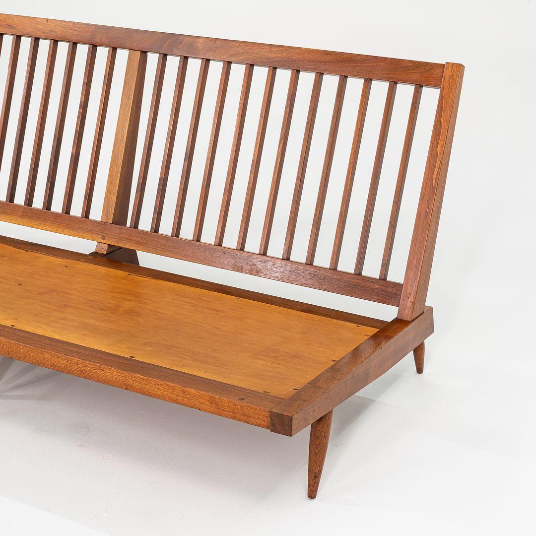 1950 George Nakashima Studio Canapé / sofa à lattes à trois places de 72 pouces en vente 2