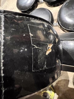 George Nelson Sofá Marshmallow negro para Herman Miller Mediados de siglo 1950